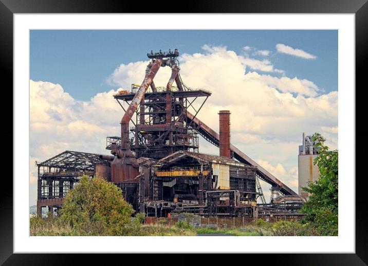 The End of Redcar Steelworks Framed Mounted Print by Martyn Arnold