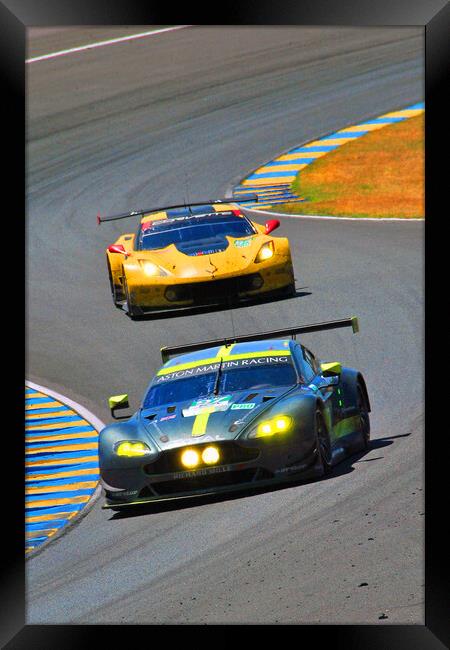 Aston Martin Vantage Sports Car Framed Print by Andy Evans Photos