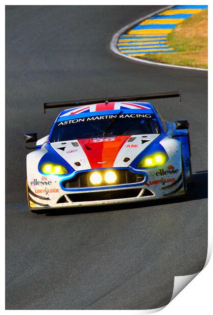Aston Martin Vantage Sports Car Print by Andy Evans Photos