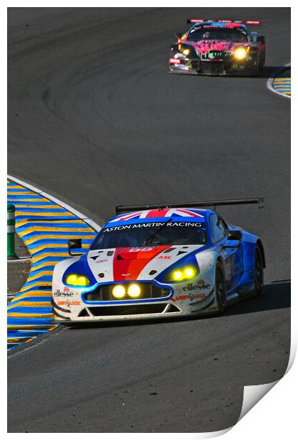 Aston Martin Vantage Sports Car Print by Andy Evans Photos