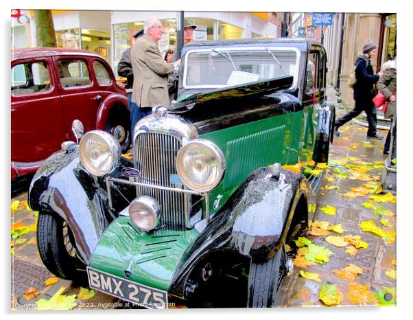 1935 vintage Lagonda rapier. One of Three. Acrylic by john hill