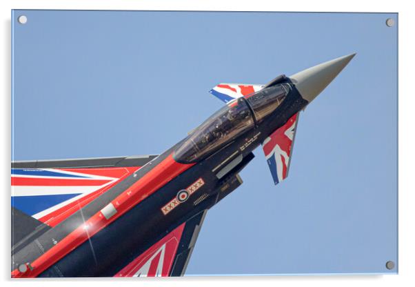  RAF Typhoon Blackjack Acrylic by J Biggadike