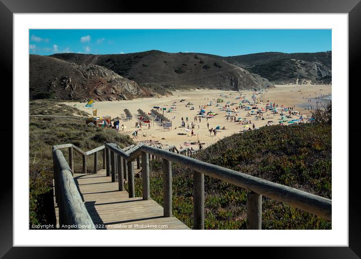 Amado Beach Sight Framed Mounted Print by Angelo DeVal