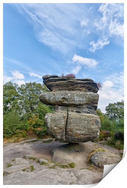 Brimham Rocks Print by Mark Godden