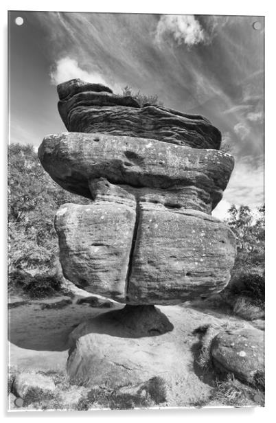 Brimham Rocks Acrylic by Mark Godden