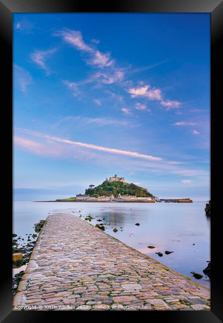 St Michael's Mount, Cornwall Framed Print by Justin Foulkes