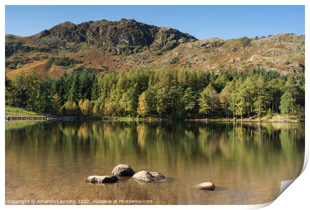 Blea Tarn Print by Amanda Leeming