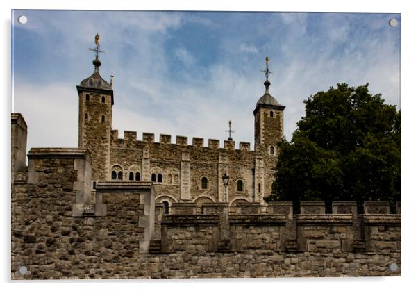The Tower of London Acrylic by Glen Allen