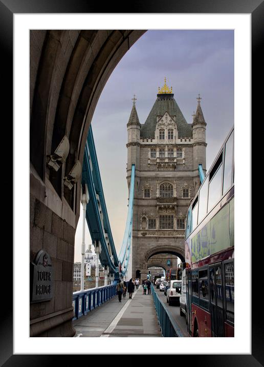 Tower Bridge  Framed Mounted Print by Glen Allen