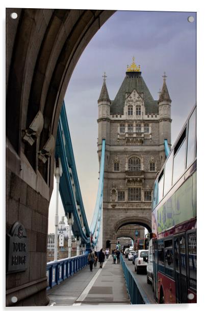 Tower Bridge  Acrylic by Glen Allen