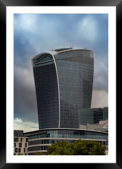 The Fenchurch Building Framed Mounted Print by Glen Allen