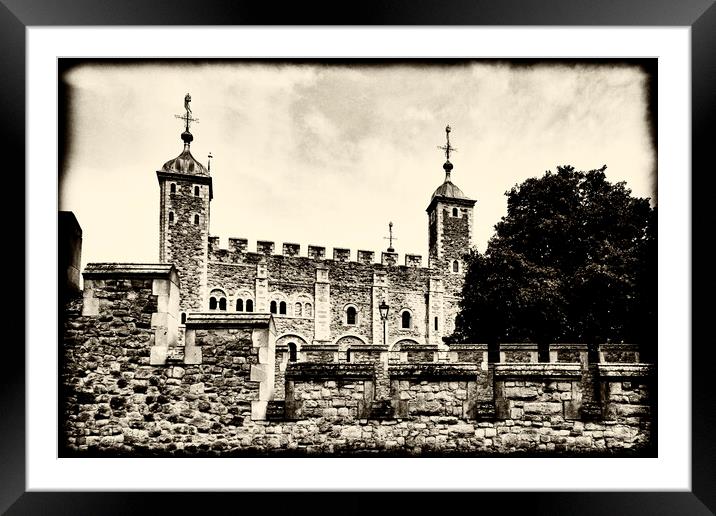 Tower of London  Framed Mounted Print by Glen Allen