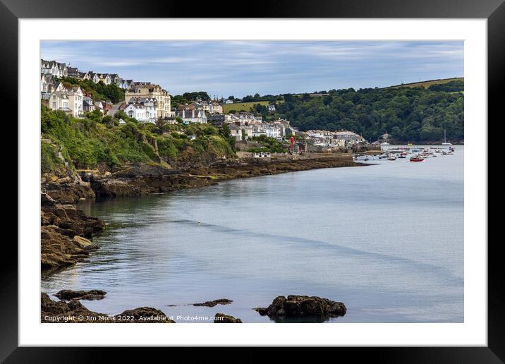 Fowey Estuary, Cornwall Framed Mounted Print by Jim Monk