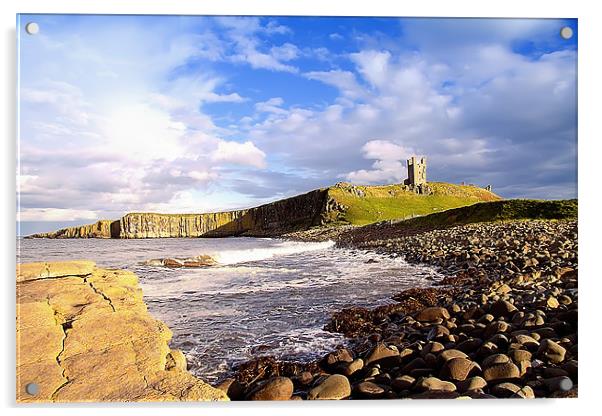 Dunstanburgh Acrylic by Northeast Images