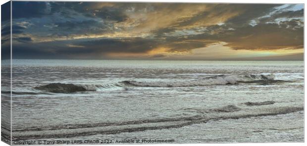 SEASCAPE 1 Canvas Print by Tony Sharp LRPS CPAGB