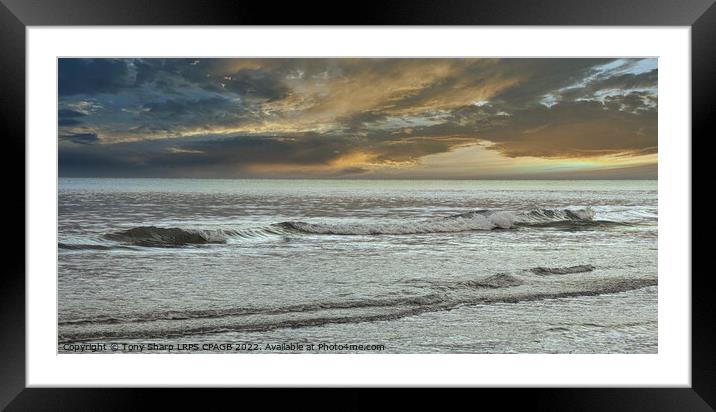 SEASCAPE 1 Framed Mounted Print by Tony Sharp LRPS CPAGB