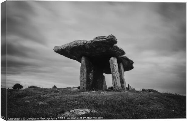 Poulnabrone Dolmen Canvas Print by DiFigiano Photography