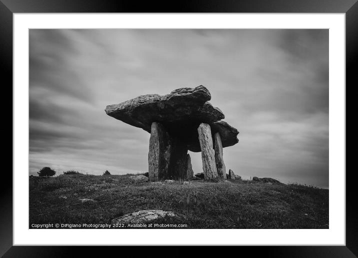 Poulnabrone Dolmen Framed Mounted Print by DiFigiano Photography