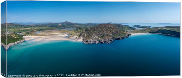 Barley Cove Panorama Canvas Print by DiFigiano Photography