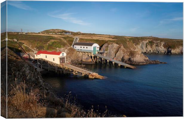 RNLI St Davids Lifeboat Station Canvas Print by Leighton Collins