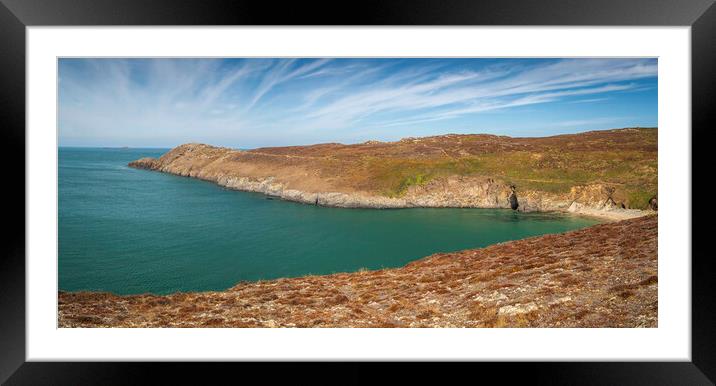 The Pembrokeshire coast Framed Mounted Print by Leighton Collins