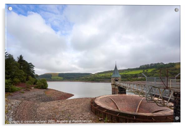 Drought, Pontsticill Reservoir, Brecon Beacons  Acrylic by Gordon Maclaren