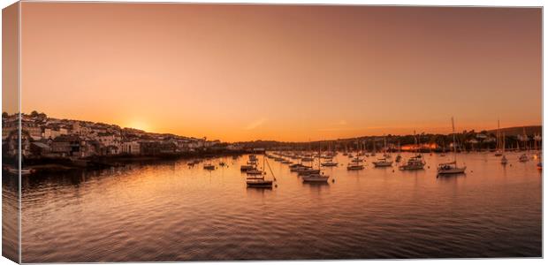 Falmouth Estuary Sunset Canvas Print by Maggie McCall