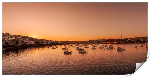 Falmouth Estuary Sunset Print by Maggie McCall