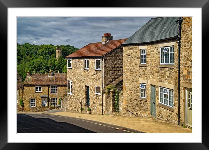 New Road and Culloden Tower, Richmond, North Yorkshire  Framed Mounted Print by Darren Galpin