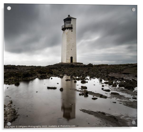 Southerness Lighthouse Acrylic by DiFigiano Photography