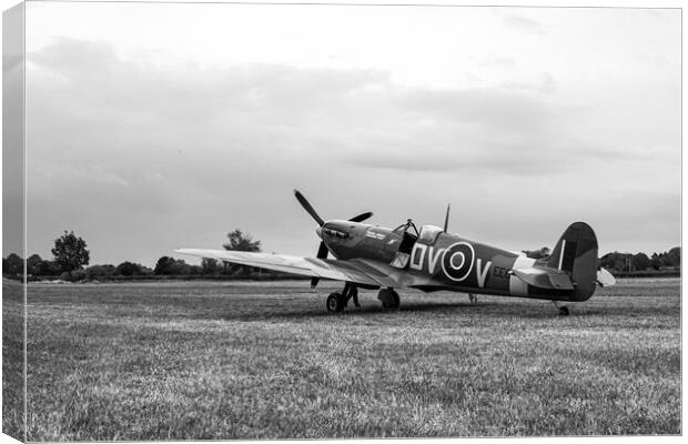 Supermarine Spitfire MK Vc EE602 Canvas Print by J Biggadike