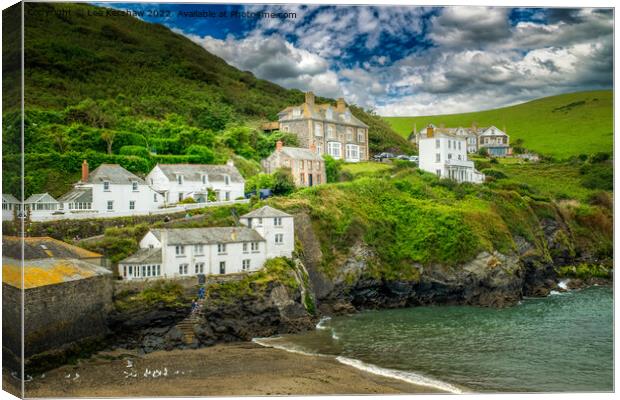 A Picturesque Coastal Haven Canvas Print by Lee Kershaw