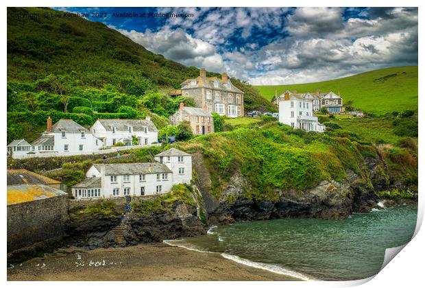 A Picturesque Coastal Haven Print by Lee Kershaw