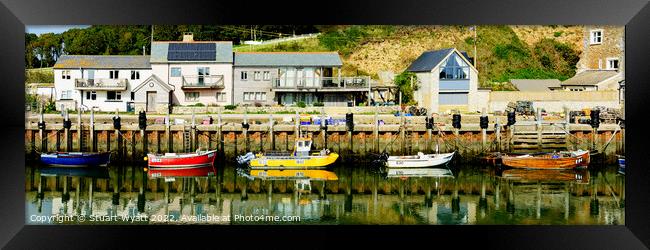 The Quay, Axmouth Harbour, South Devon Framed Print by Stuart Wyatt
