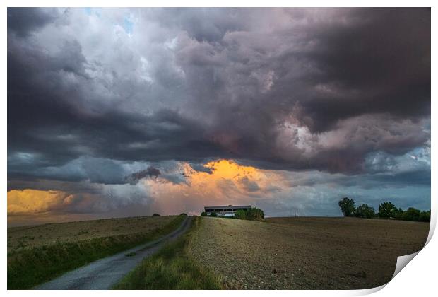 The Approaching Storm Print by Dave Williams