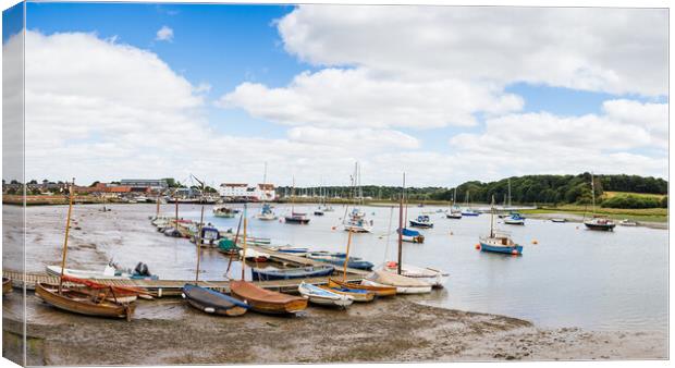 Woodbridge Quay panorama Canvas Print by Jason Wells