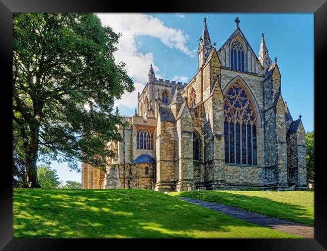 Ripon Cathedral Framed Print by Darren Galpin