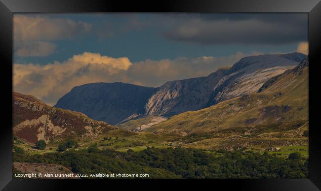 From Barmouth to Cadair Idris Framed Print by Alan Dunnett
