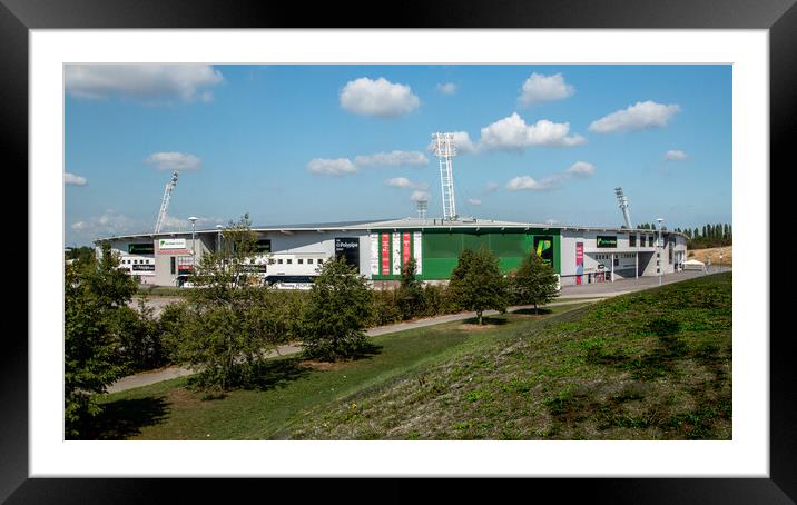 Eco-Power Stadium Framed Mounted Print by J Biggadike