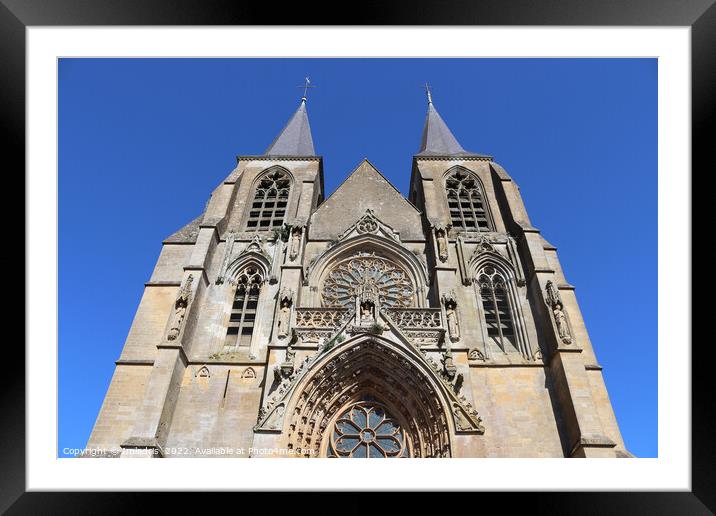 Notre Dame Basilica, Avioth, France Framed Mounted Print by Imladris 