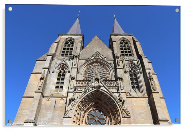 Notre Dame Basilica, Avioth, France Acrylic by Imladris 