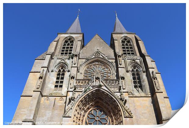 Notre Dame Basilica, Avioth, France Print by Imladris 