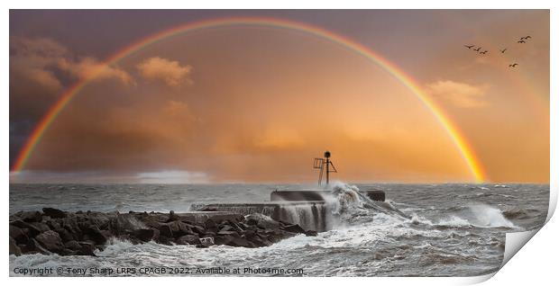 AFTER THE STORM -HASTINGS' SEA WALL Print by Tony Sharp LRPS CPAGB
