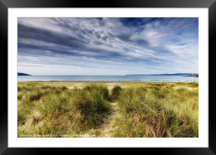 Path to Par Beach Framed Mounted Print by Jim Monk