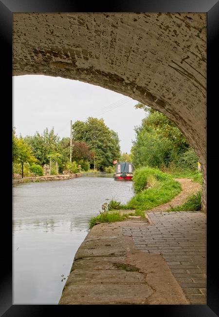Montgomery Canal, Maesbury Marsh Framed Print by Rob Cole