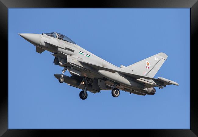 RAF Eurofighter Typhoon Framed Print by J Biggadike