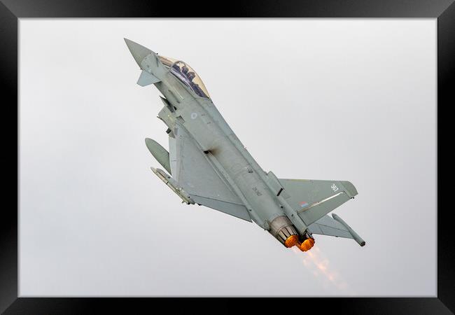 Eurofighter Typhoon Take Off Framed Print by J Biggadike