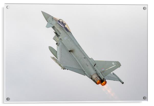 Eurofighter Typhoon Take Off Acrylic by J Biggadike