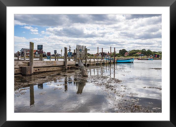 Reflections of Southwold Harbour Framed Mounted Print by Jason Wells