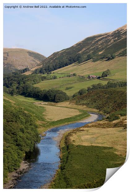 Lune Gorge, Cumbria Print by Andrew Bell